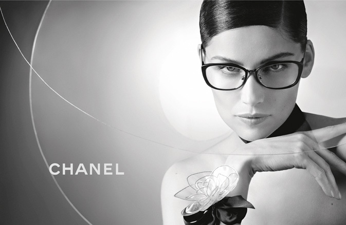 Laetitia Casta by Karl Lagerfeld for Chanel Eyewear S/S 2013 Campaign